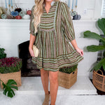 Potter Olive Mini Dress