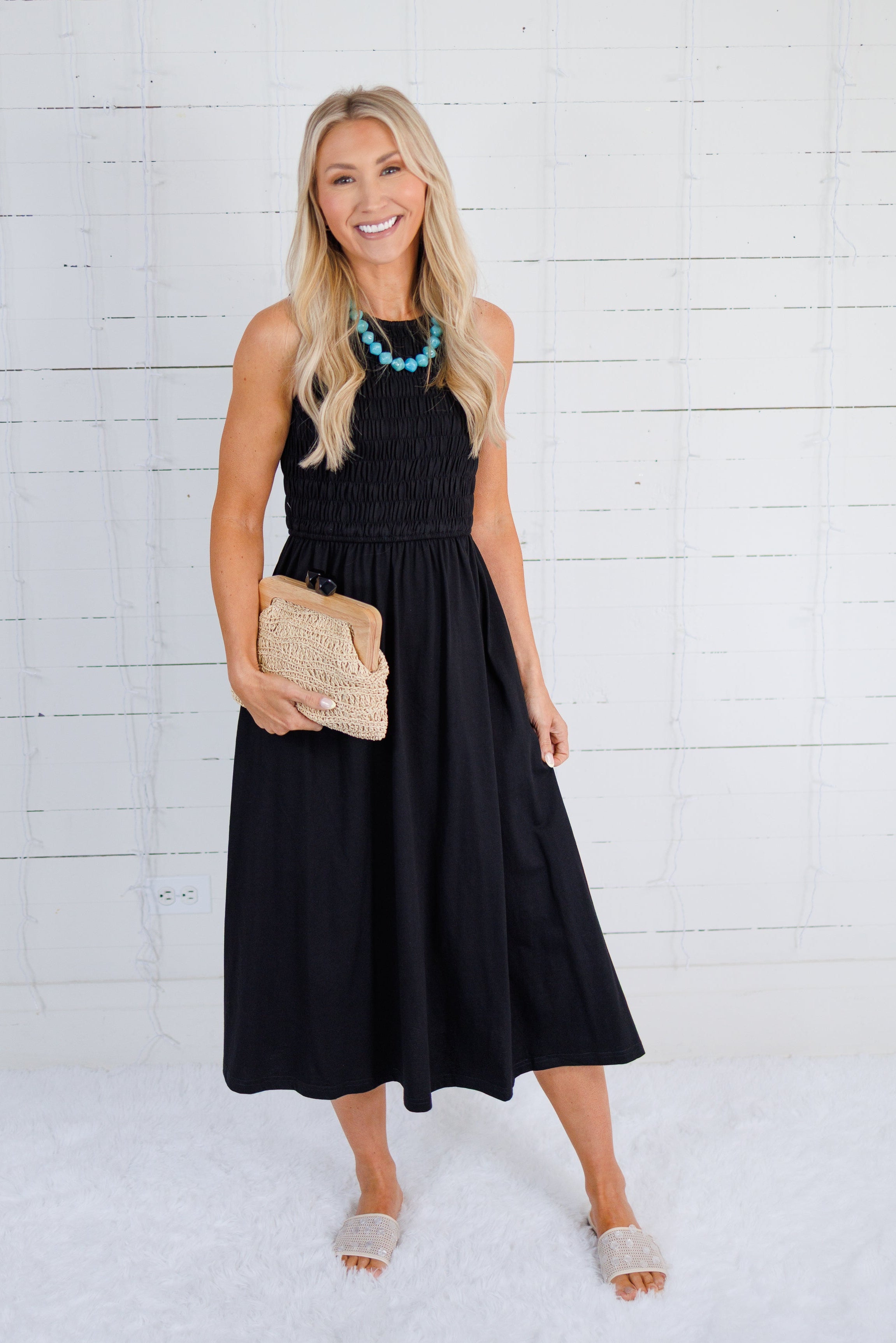 Priscilla Black Maxi Dress Molly Bracken