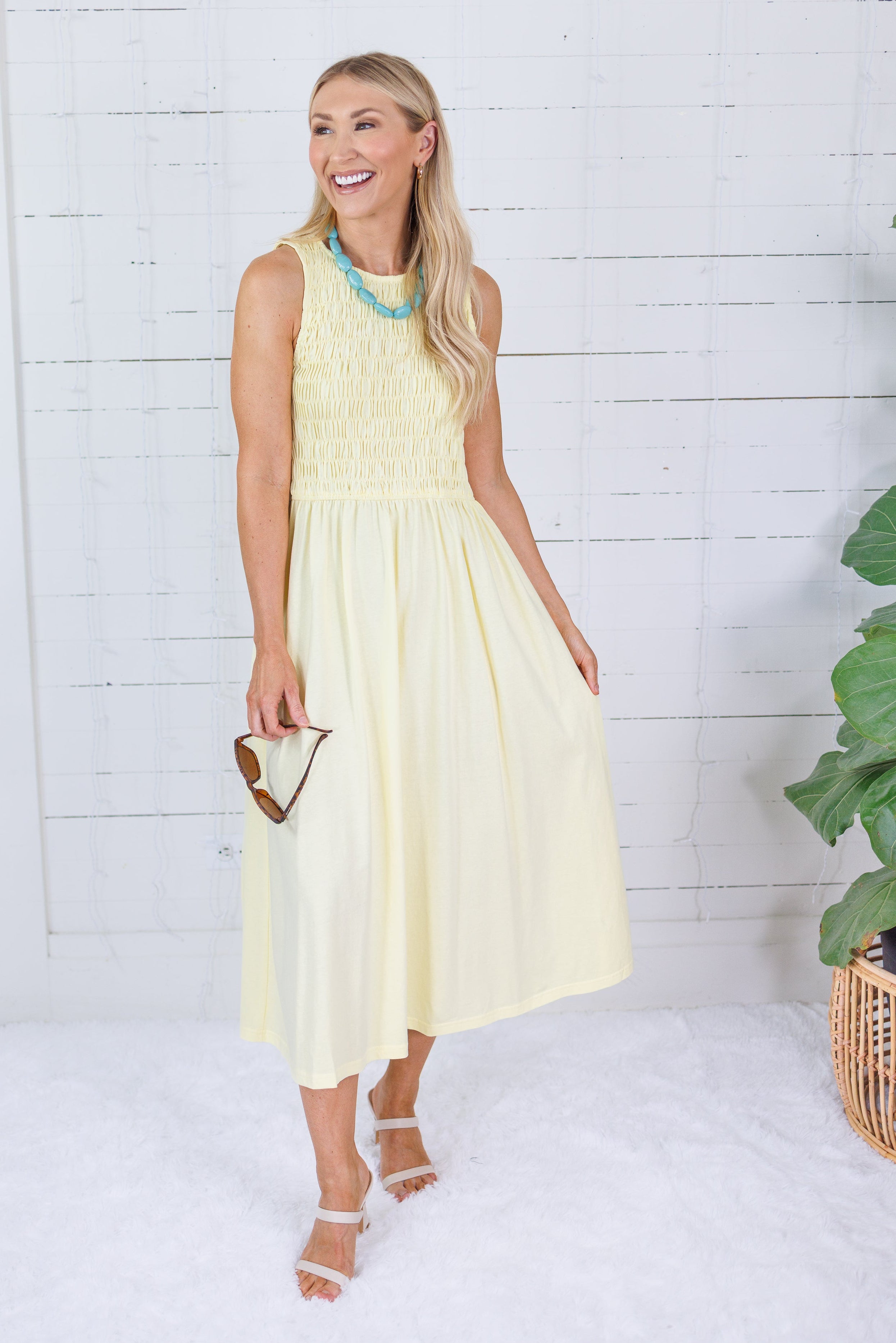Priscilla Butter Yellow Maxi Dress Molly Bracken