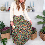 Priscillia Forest Floral Maxi Skirt Karlie