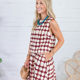 Gabby Brown Geometric Tank Top