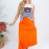 Queen of Sparkles Auburn Striped Sweater Tank