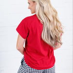 Queen of Sparkles Bama Gingham A Tee