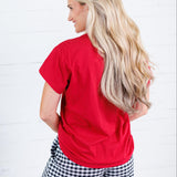 Queen of Sparkles Bama Gingham A Tee