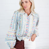 Queenie French Cottage Floral Top Karlie