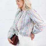 Queenie French Cottage Floral Top Karlie
