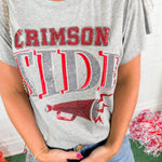 Queen of Sparkles Alabama Crimson Tide Megaphone Tee