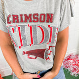 Queen of Sparkles Alabama Crimson Tide Megaphone Tee