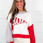 Queen of Sparkles Alabama Pennant Sweater