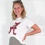 Queen of Sparkles Alabama Sequin Flower Tee