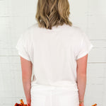 Queen of Sparkles Auburn Metallic Word + Icons Tee