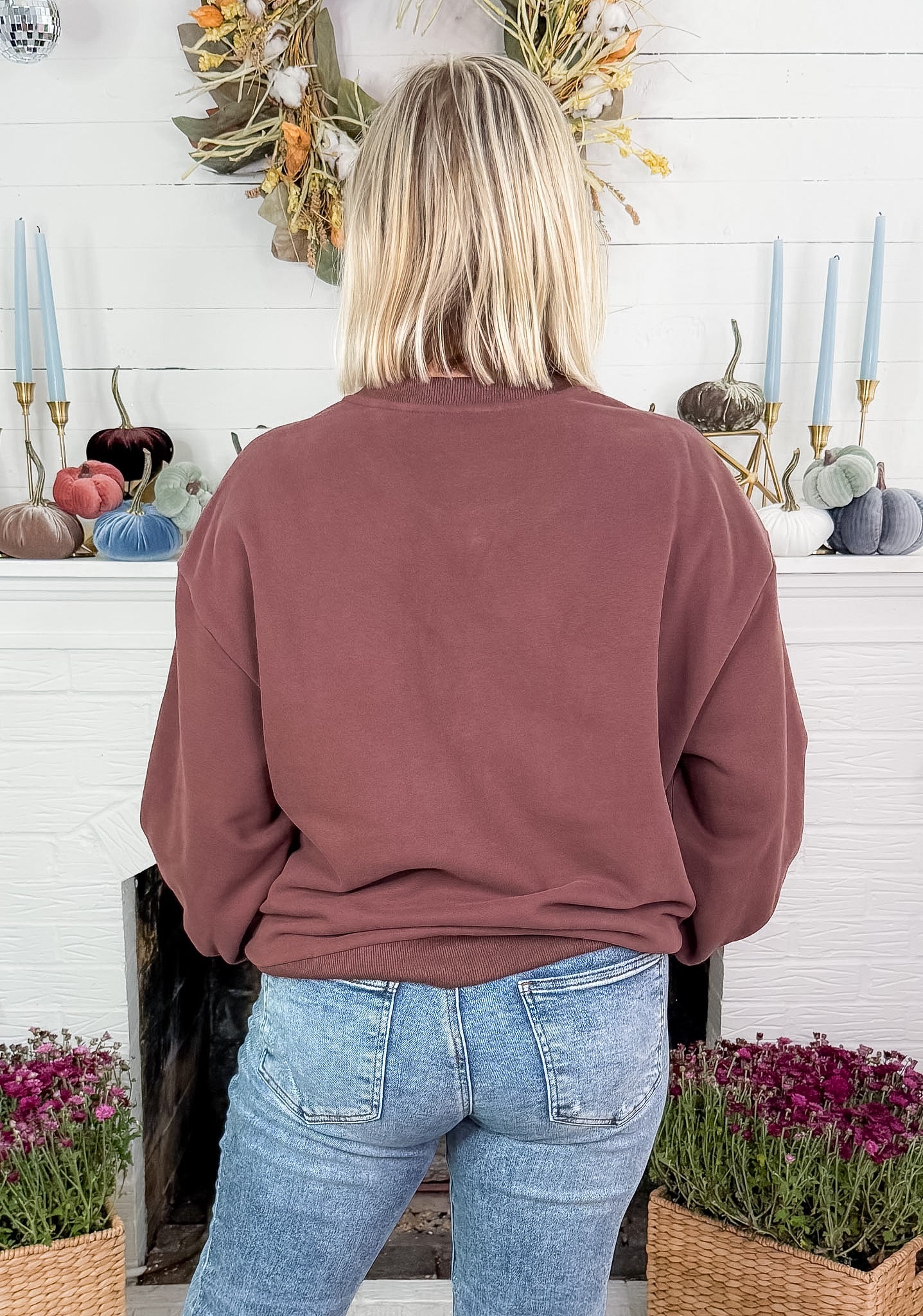 Queen of Sparkles Brown Rainbow Turkey Sweatshirt