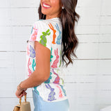 Queen of Sparkles Easter Bunny Tee