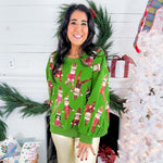 Queen of Sparkles Green Elf on the Shelf Sweatshirt 