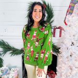 Queen of Sparkles Green Elf on the Shelf Sweatshirt 