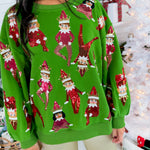 Queen of Sparkles Green Elf on the Shelf Sweatshirt 