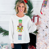 Queen of Sparkles Grey Drummer Nutcracker Sweatshirt 