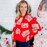 Queen of Sparkles Red Letter to Santa Sweatshirt