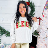 Queen of Sparkles SLEIGH Grey Sweatshirt