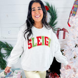 Queen of Sparkles SLEIGH Grey Sweatshirt