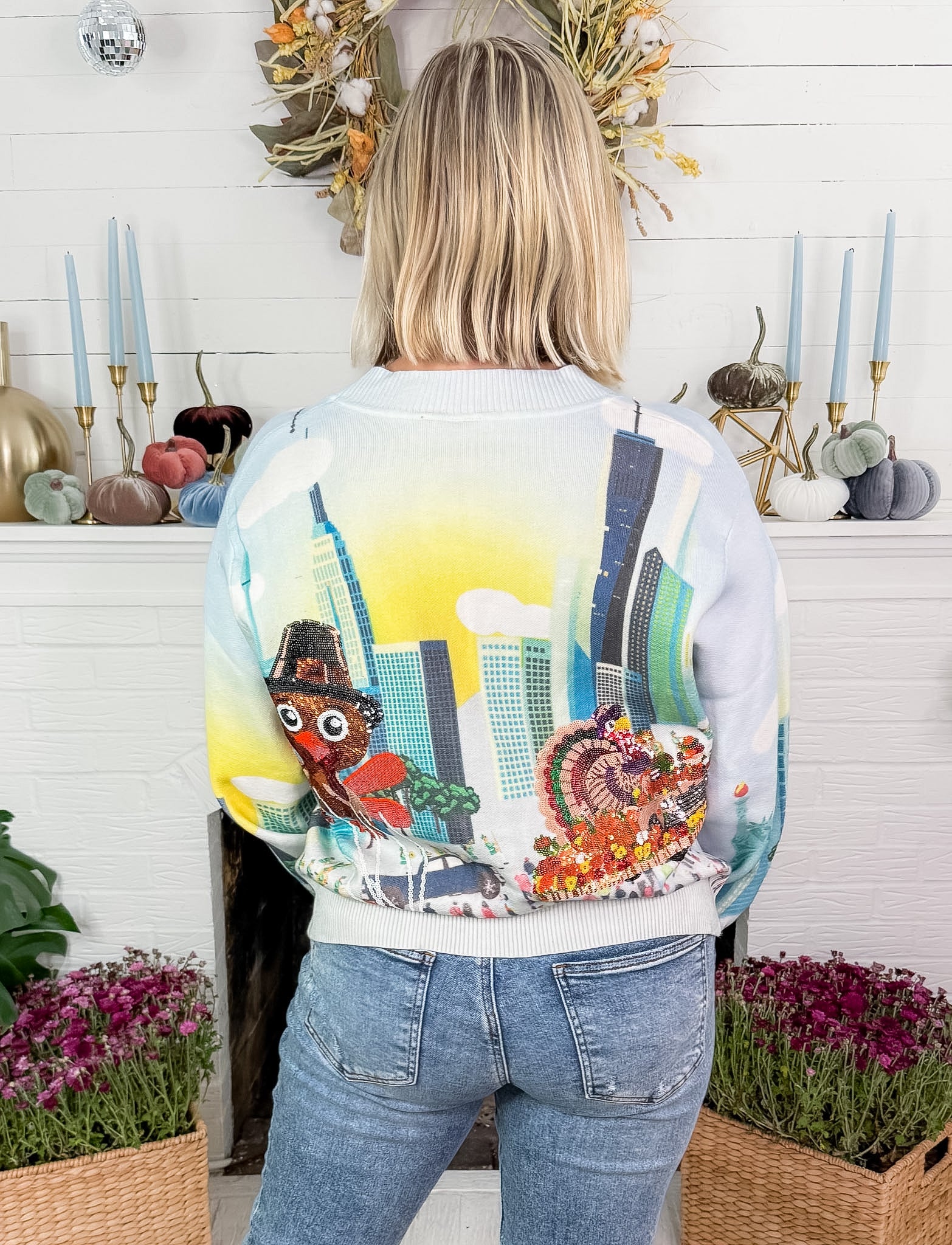 Queen of Sparkles Thanksgiving Parade Cardigan