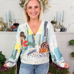 Queen of Sparkles Thanksgiving Parade Cardigan