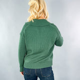 Quincy Sage Cotton Sweater