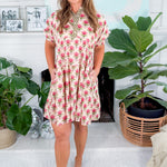 Quinton Puff Sleeve Dress THML
