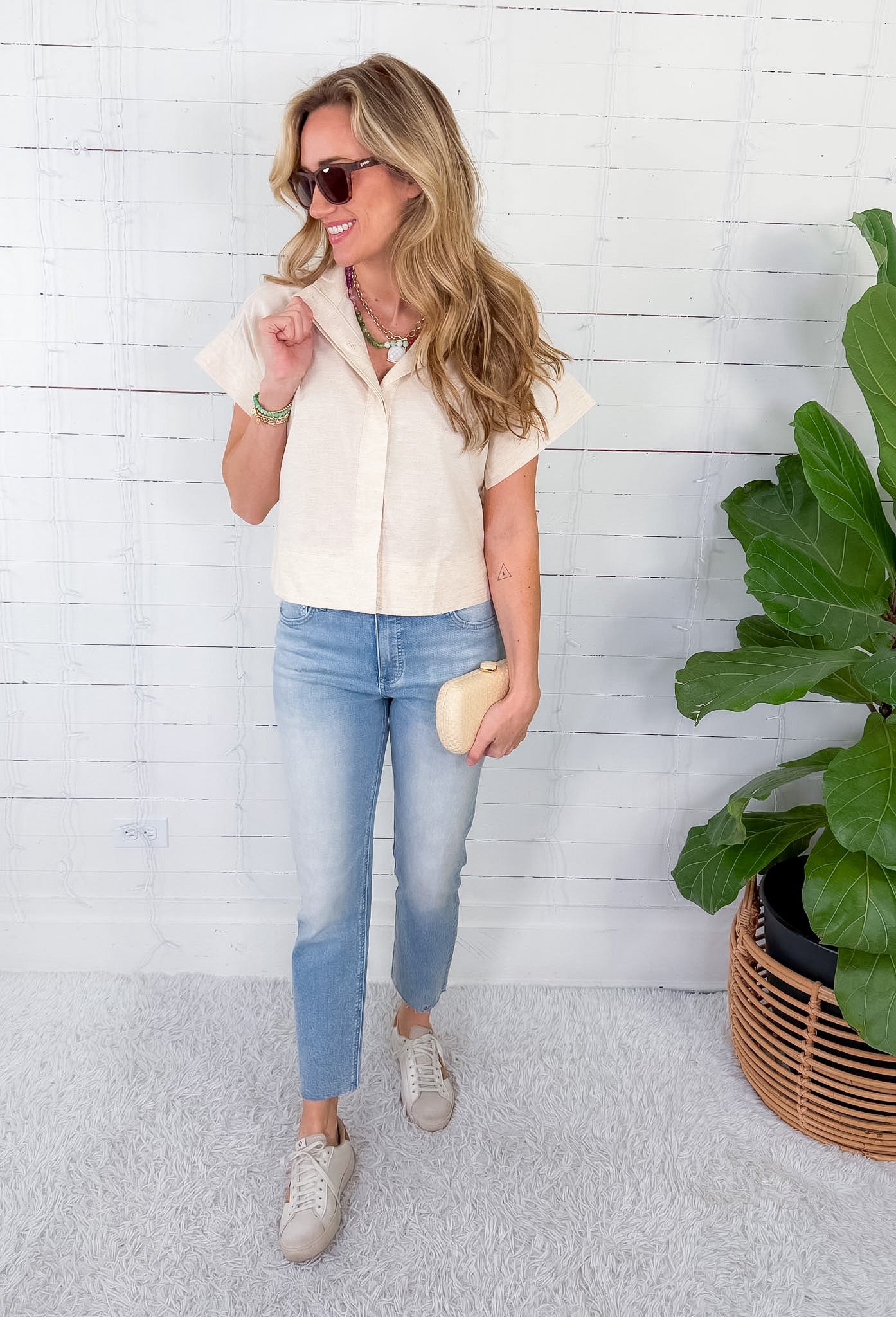 Rachael Performance High Rise Raw Hem Jean KUT