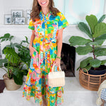 Rachel Van Gogh Maxi Dress Alden Adair