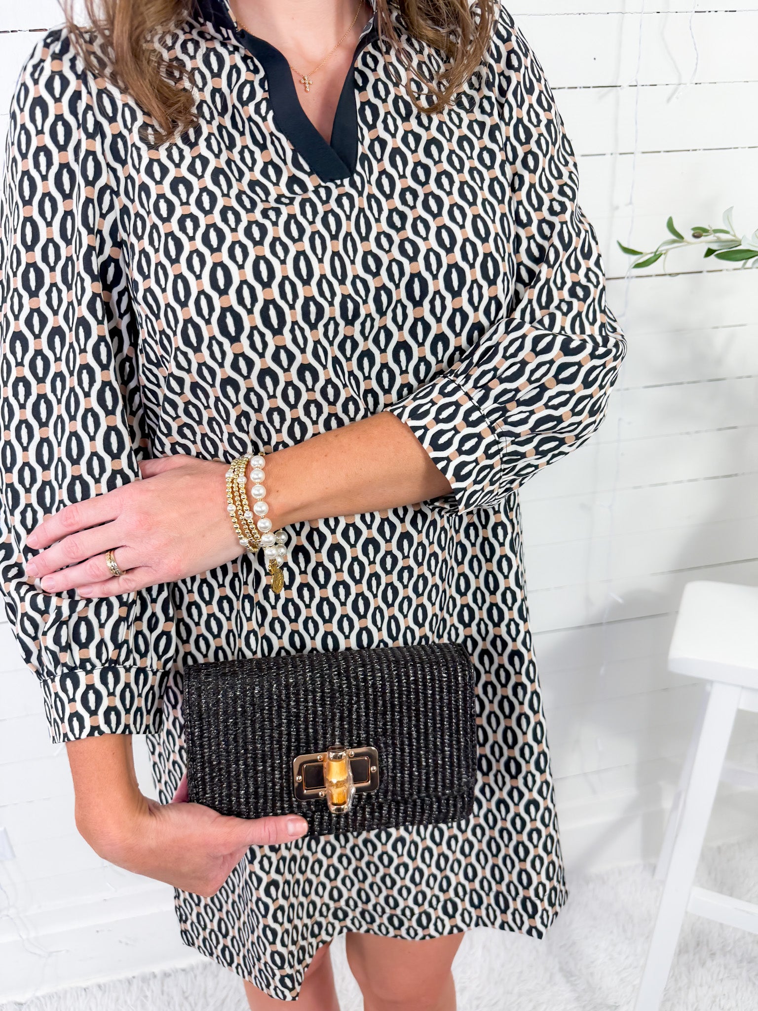 Raelyn High Notes Tan Mini Dress Mary Square