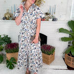 Ralston Valery Floral Button Maxi Dress