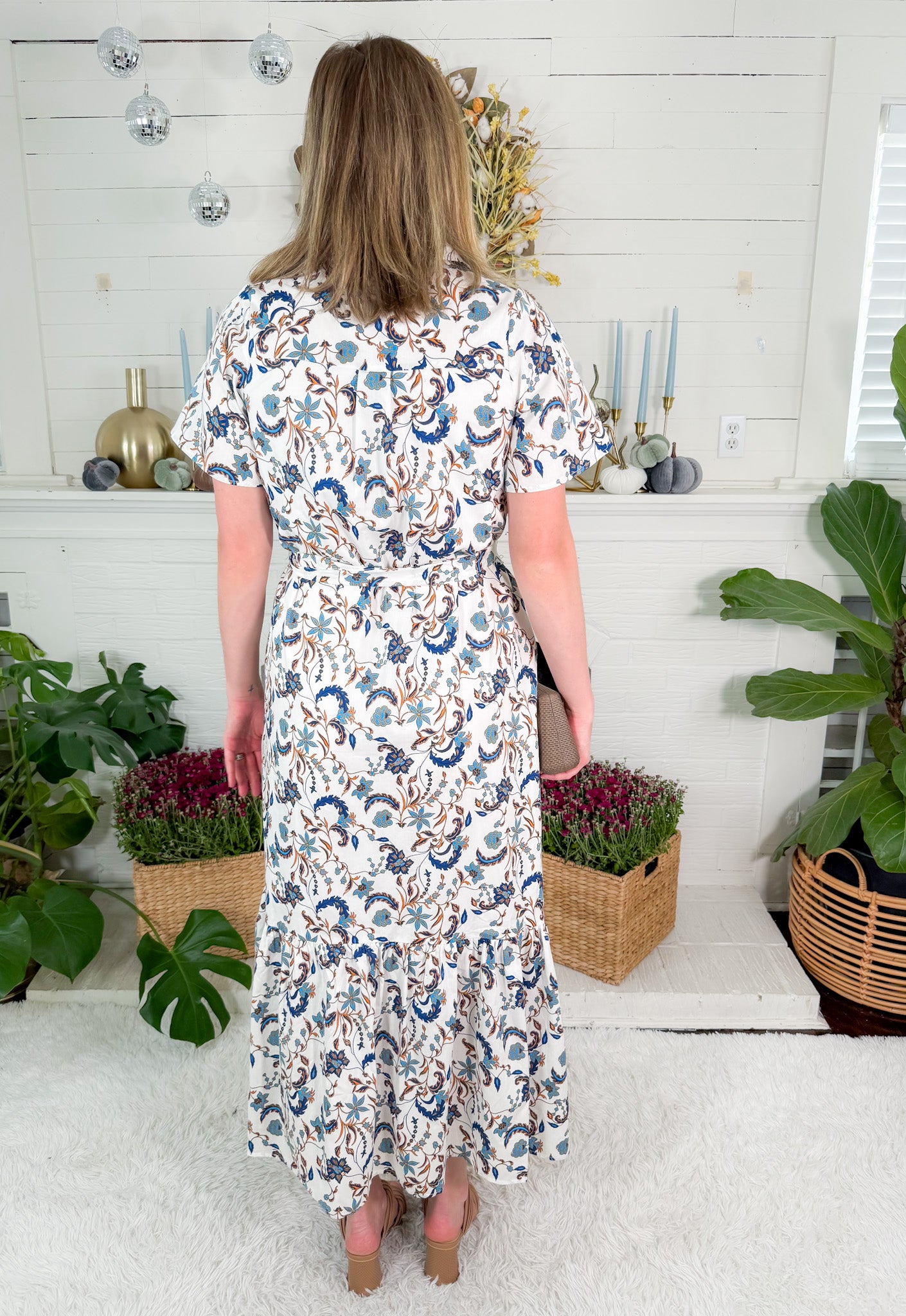 Ralston Valery Floral Button Maxi Dress