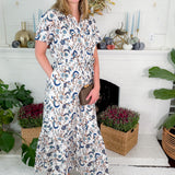 Ralston Valery Floral Button Maxi Dress