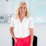 Randall Ivory Eyelet Button Top