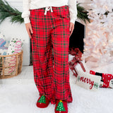 Red Plaid Christmas Lounge Pants