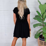 Remi Black Mini Dress Molly Bracken