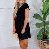 Remi Black Mini Dress Molly Bracken