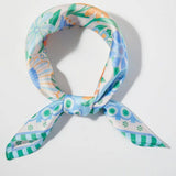 Retro Floral Print Bandana