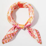 Retro Floral Print Bandana