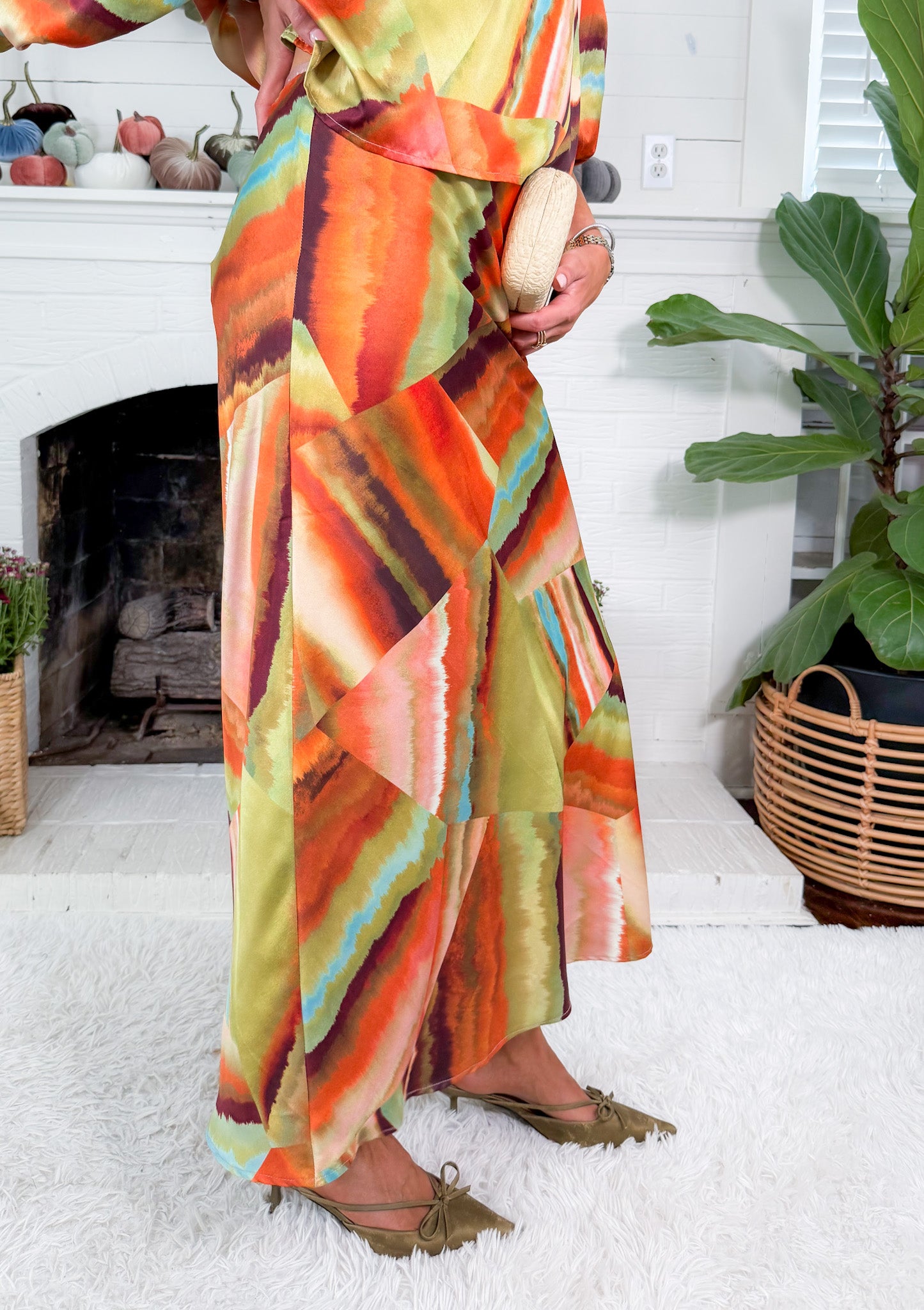 Rhodes Agate Maxi Skirt SEDGE