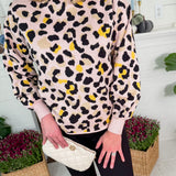 Rodney Blush Leopard Sweater