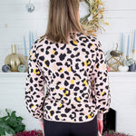 Rodney Blush Leopard Sweater
