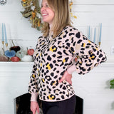 Rodney Blush Leopard Sweater