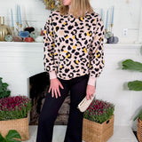 Rodney Blush Leopard Sweater