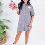 Ronald Black Gingham Mini Dress Karlie