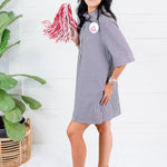 Ronald Black Gingham Mini Dress Karlie