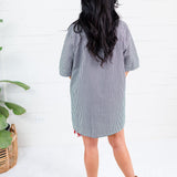Ronald Black Gingham Mini Dress Karlie