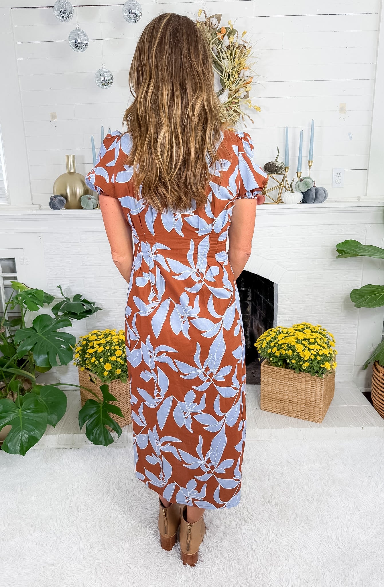 Rosey Haze Shirt Dress Meet Me in Santorini