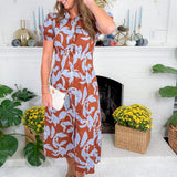 Rosey Haze Shirt Dress Meet Me in Santorini
